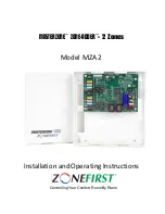 MASTERZONE ZONEFIRST ZONE-ADDER MZA2 Installation And Operating Instructions preview