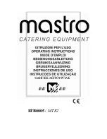 mastro EFB0005 Operating Instructions Manual предпросмотр