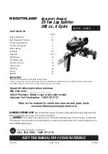 Preview for 1 page of MAT Engine Technologies Southland SLS20825 Operator'S Manual