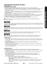 Preview for 3 page of MAT Engine Technologies Southland SLS20825 Operator'S Manual