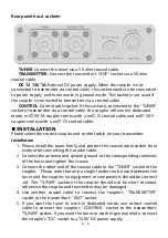 Preview for 4 page of Mat-Tuner mAT-50 Instructions Manual