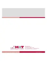 Preview for 16 page of MAT 4-807 User Manual