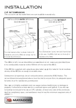 Предварительный просмотр 16 страницы Matador HS - 19FBI400 Instruction Manual