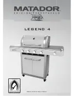 Предварительный просмотр 1 страницы Matador LEGEND 4 Reference Manual