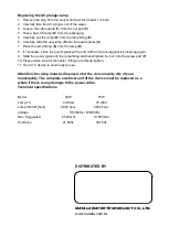 Preview for 4 page of MATALA Immersion UV-C Operation Manual