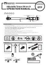 Matatakitoyo Torque Tools DTP-80N Operation Manual preview