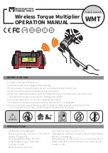 Предварительный просмотр 1 страницы Matatakitoyo Torque Tools WMT Operation Manual