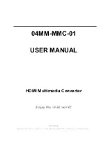 Preview for 1 page of Matchmaster 04MM-MMC-01 User Manual