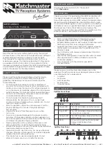 Preview for 1 page of Matchmaster 34MM-2K50-3 Instruction Manual