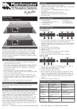 Matchmaster 34MM-2K50 Instruction Manual preview