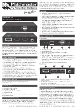 Matchmaster 34MM-HDS2 Instruction Manual preview