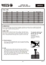 Preview for 2 page of Matco Tools 25STDS Quick Start Manual