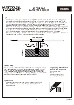 Preview for 3 page of Matco Tools 25STDS Quick Start Manual