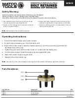 Preview for 1 page of Matco Tools BCIHD Quick Start Manual