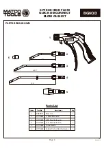 Предварительный просмотр 4 страницы Matco Tools BG6QD Quick Start Manual