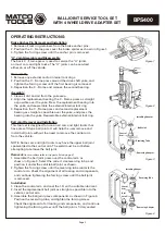 Preview for 2 page of Matco Tools BPS400 Instruction Manual