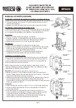 Preview for 4 page of Matco Tools BPS400 Instruction Manual