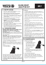 Preview for 3 page of Matco Tools BR7 Manual