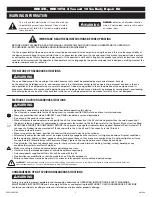 Preview for 2 page of Matco Tools BRK10TA Operating Instructions, Warning Information, Parts Breakdown