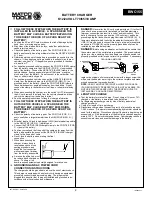 Preview for 2 page of Matco Tools BWC155 Instruction Manual