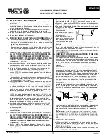 Preview for 10 page of Matco Tools BWC155 Instruction Manual