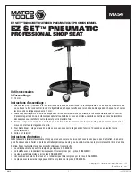 Preview for 5 page of Matco Tools EZ SET MAS4 Manual