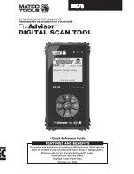 Matco Tools FixAdvisor MD75 Quick Reference Manual preview