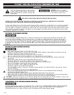 Предварительный просмотр 2 страницы Matco Tools FTJ1200 Operating Instructions Manual