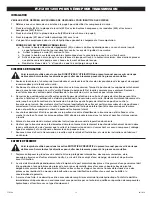 Preview for 13 page of Matco Tools FTJ1200 Operating Instructions Manual