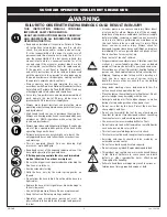 Preview for 2 page of Matco Tools GG50B Operating Instructions Manual