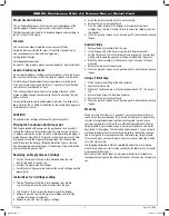 Preview for 2 page of Matco Tools GG60A Operating Instructions, Warning Information, Parts Breakdown