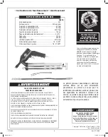 Preview for 4 page of Matco Tools GG60A Operating Instructions, Warning Information, Parts Breakdown