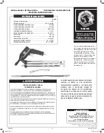 Preview for 6 page of Matco Tools GG60A Operating Instructions, Warning Information, Parts Breakdown