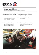 Preview for 6 page of Matco Tools HFMT3L Manual