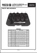 Предварительный просмотр 4 страницы Matco Tools HG11S Quick Start Manual