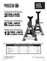 Preview for 5 page of Matco Tools JS12TA Manual