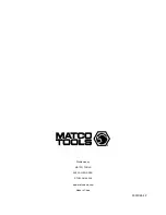 Preview for 11 page of Matco Tools MATACTT2V Owner'S Manual