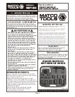 Preview for 3 page of Matco Tools MBP1000 Instruction Manual