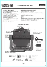 Preview for 2 page of Matco Tools MCFL800 Quick Start Manual