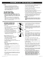 Preview for 3 page of Matco Tools MCL1214IW Operating Instructions Manual