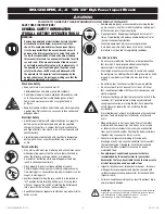 Preview for 2 page of Matco Tools MCL1238HPIW Operating Instructions Manual