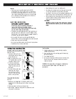 Preview for 3 page of Matco Tools MCL12MP Operating Instructions Manual