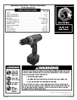 Preview for 1 page of Matco Tools MCL144DD Operating Instructions Manual