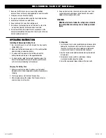 Preview for 3 page of Matco Tools MCL144DDSL Operating Instructions Manual