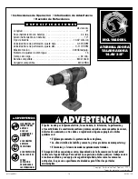 Preview for 16 page of Matco Tools MCL144DDSL Operating Instructions Manual