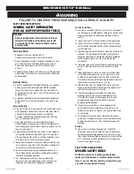 Preview for 2 page of Matco Tools MCL1812DD Operating Instructions Manual