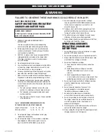 Preview for 4 page of Matco Tools MCL1828LED Operating Instructions Manual