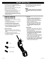 Preview for 3 page of Matco Tools MCL18PS Operating Instructions Manual