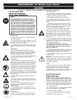 Preview for 2 page of Matco Tools MCL2012BIW Operating Instructions Manual