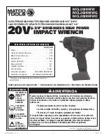 Preview for 8 page of Matco Tools MCL2038HIW Manual